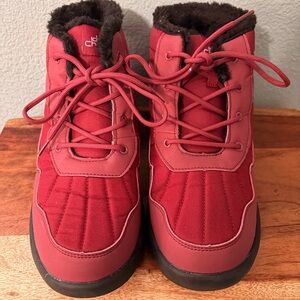 Women’s Red Winter Boots